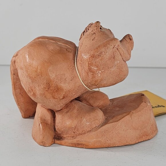 Vintage Clay Skunk Figurine With Tag By Kersten Bros Co *FLAWS* - Picture 6 of 11